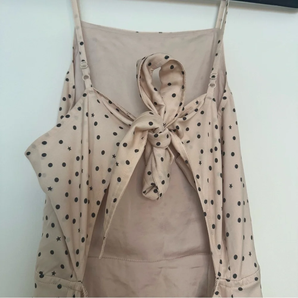 Karli‎ Kloss for Express Pink Polkadot Maxi Dress